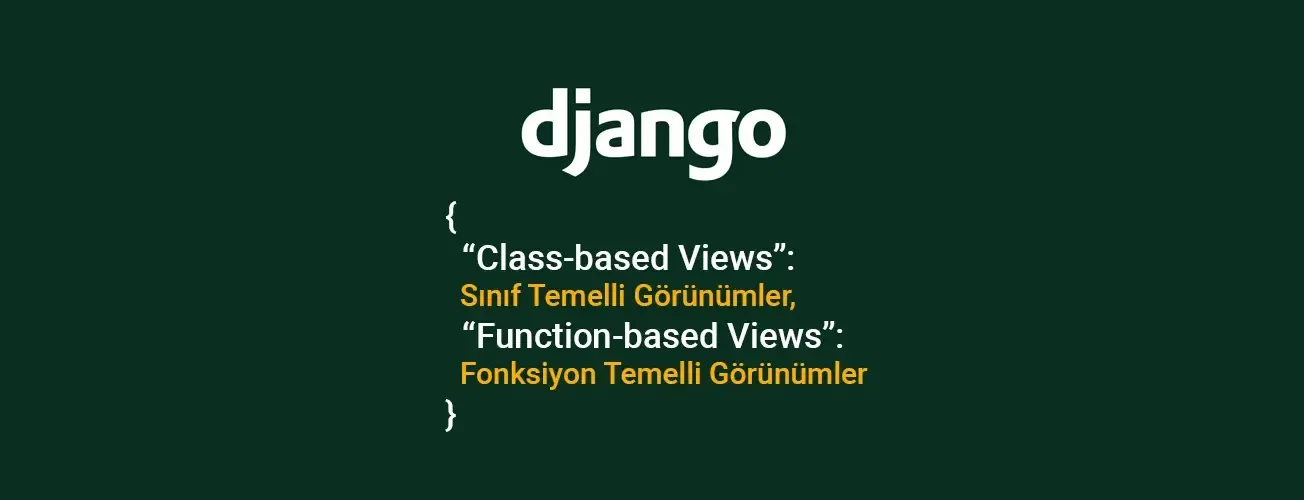 Django'da Sınıf ve Fonksiyon Temeli Görünümler (Class-Based Views ve Function-Based Views)
