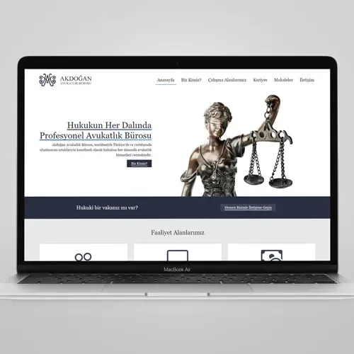 Akdoğan Avukatlık Bürosu Web Sitesi